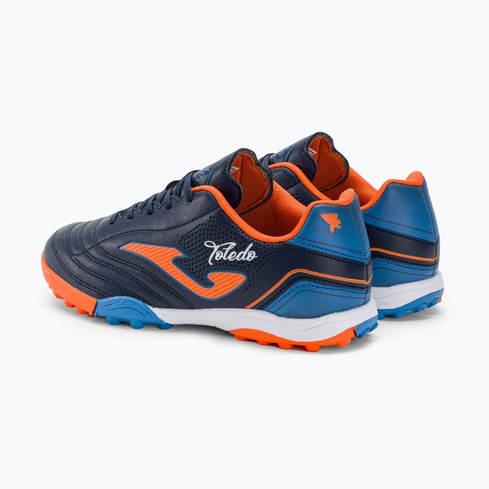 Παιδικά ποδοσφαιρικά παπούτσια Joma Toledo Jr TF navy/orange 3