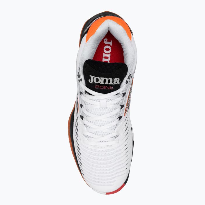Ανδρικά παπούτσια τένις Joma Point λευκό/μαύρο/πορτοκαλί 6