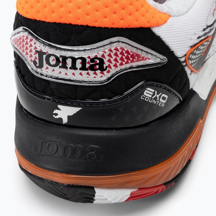 Ανδρικά παπούτσια τένις Joma Point λευκό/μαύρο/πορτοκαλί 9