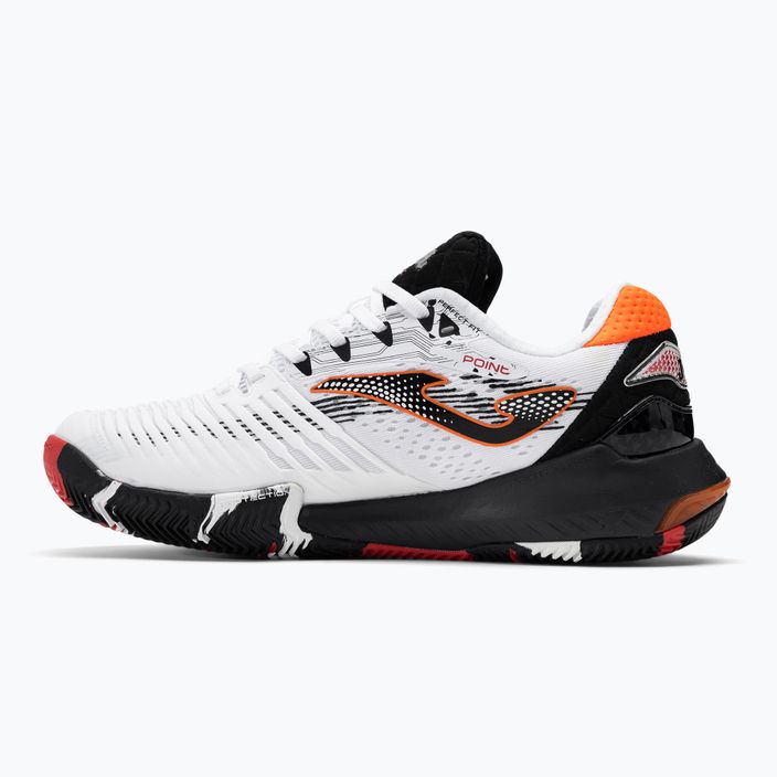 Ανδρικά παπούτσια τένις Joma Point λευκό/μαύρο/πορτοκαλί 10