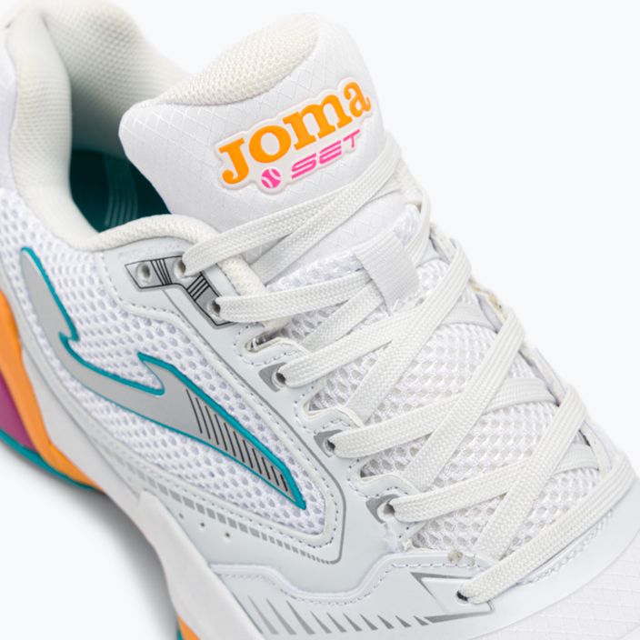Γυναικεία παπούτσια τένις Joma Set Lady AC λευκό/πορτοκαλί 8