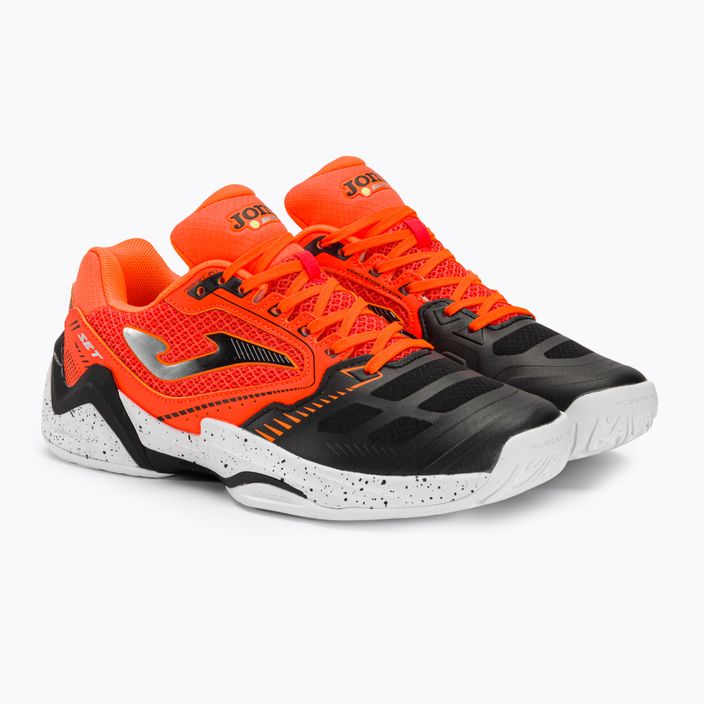 Ανδρικά παπούτσια τένις Joma Set AC πορτοκαλί/μαύρο 4