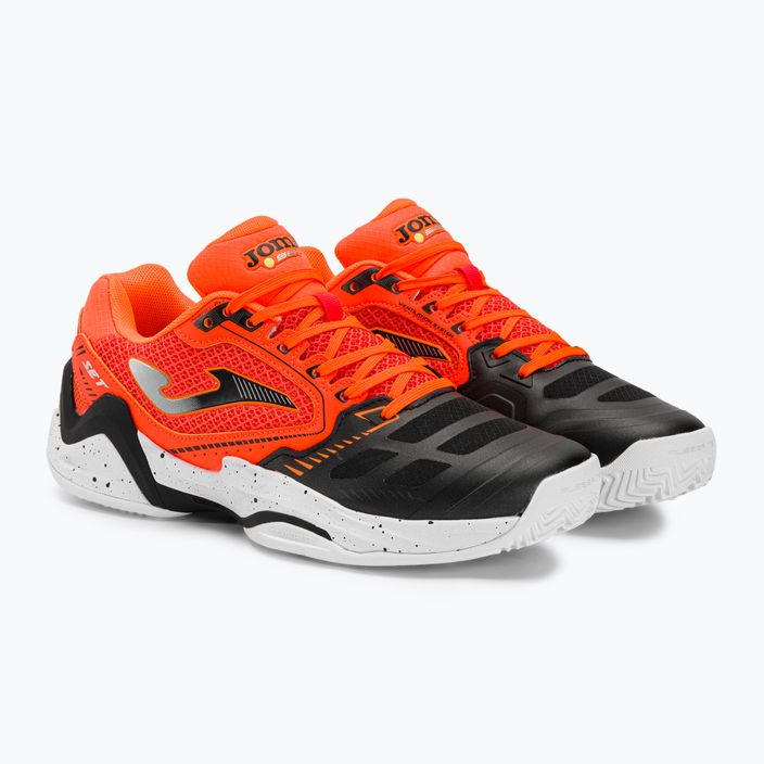 Ανδρικά παπούτσια τένις Joma Set πορτοκαλί/μαύρο 4