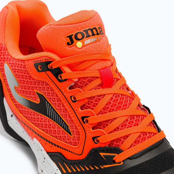 Ανδρικά παπούτσια τένις Joma Set πορτοκαλί/μαύρο 8