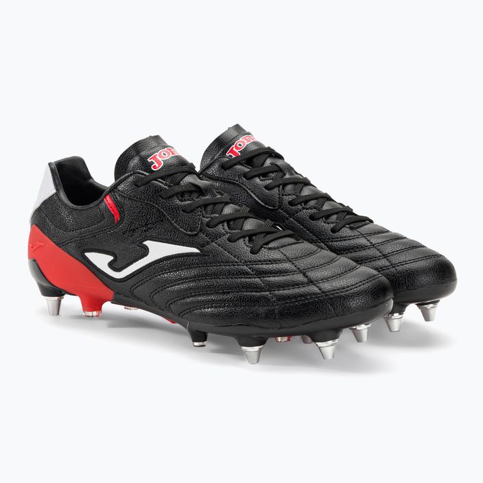 Ανδρικά ποδοσφαιρικά παπούτσια Joma Aguila Cup SG μαύρο/κόκκινο 4