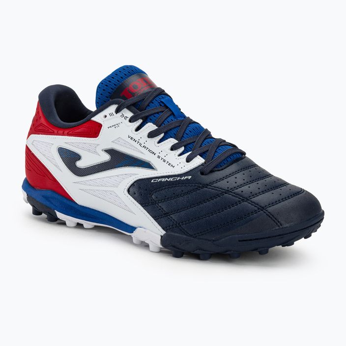 Joma Cancha TF ανδρικά ποδοσφαιρικά παπούτσια marine/λευκό