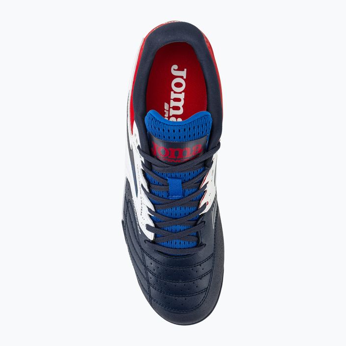 Joma Cancha TF ανδρικά ποδοσφαιρικά παπούτσια marine/λευκό 5