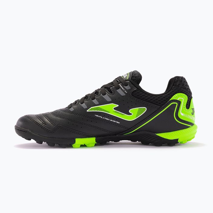 Ανδρικά ποδοσφαιρικά παπούτσια Joma Maxima TF μαύρο/πράσινο 3