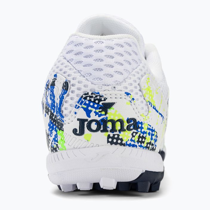 Joma Maxima TF ανδρικά ποδοσφαιρικά παπούτσια MAXS2432TF λευκό 6