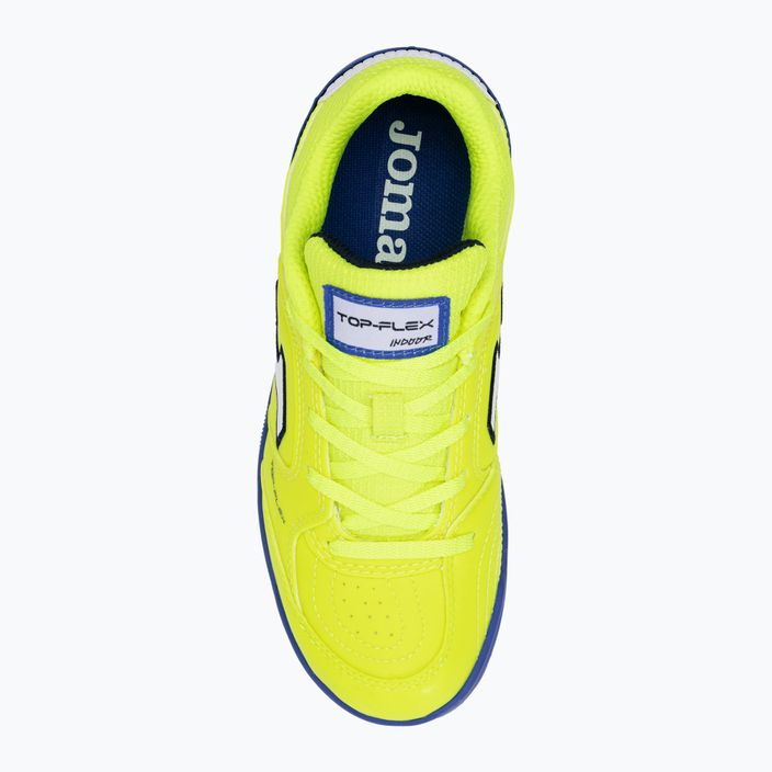 Παιδικά ποδοσφαιρικά παπούτσια Joma Top Flex Jr IN lemon fluor 6