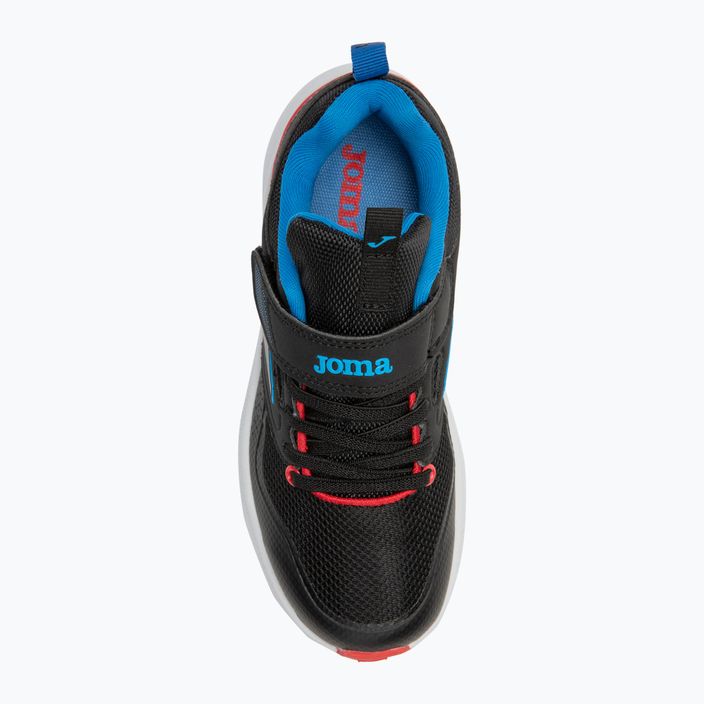 Joma Ferro μαύρα/κόκκινα παιδικά παπούτσια για τρέξιμο 5