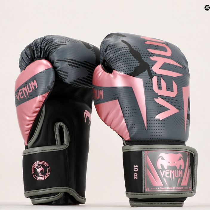 Venum Elite ανδρικά γάντια πυγμαχίας μαύρο και ροζ 1392-537 13