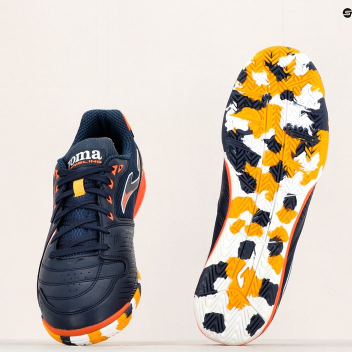 Ανδρικά ποδοσφαιρικά παπούτσια Joma Dribling IN navy/orange 12