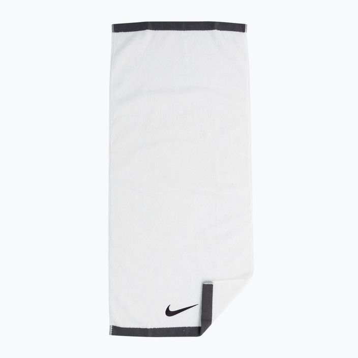 Nike Fundamental λευκή/μαύρη πετσέτα 2