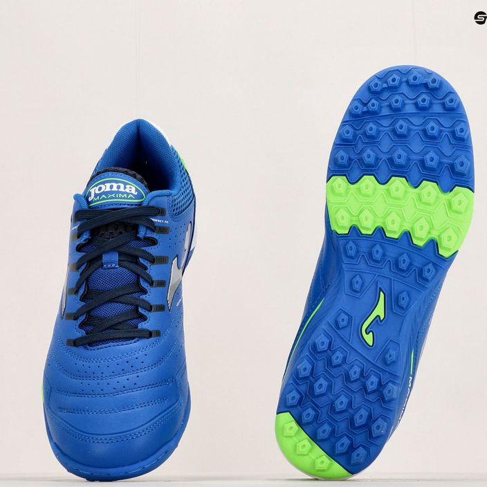 Ανδρικά ποδοσφαιρικά παπούτσια Joma Maxima TF βασιλικό/πράσινο φθόριο 12