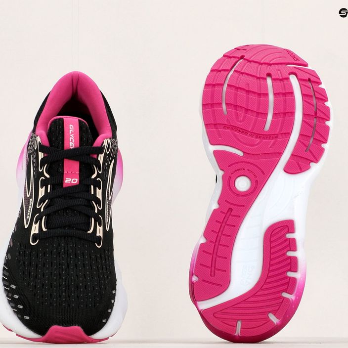 Γυναικεία παπούτσια τρεξίματος Brooks Glycerin 20 black/fuchsia/linen 13