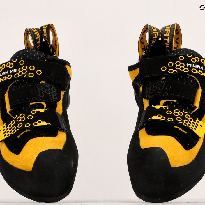 LaSportiva Miura VS ανδρικά παπούτσια αναρρίχησης μαύρο/κίτρινο 40F999100 18