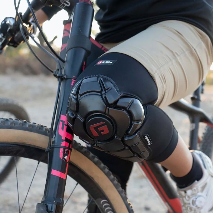 G-Form Pro-X3 Γόνατο Προστατευτικά γόνατα ποδηλασίας για νέους μαύρο 3