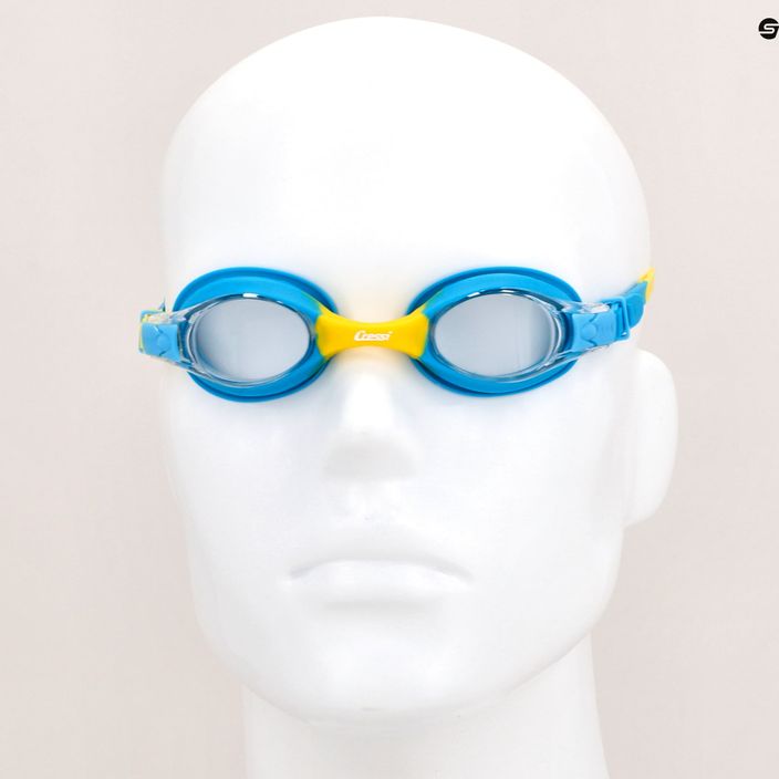 Παιδικά γυαλιά κολύμβησης Cressi Dolphin 2.0 γαλάζιο/κίτρινο USG010210 7
