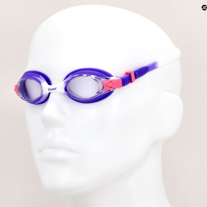 Παιδικά γυαλιά κολύμβησης Cressi Dolphin 2.0 λιλά/λευκό USG010430 7