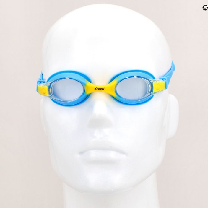 Cressi Dolphin 2.0 μπλε/κίτρινα παιδικά γυαλιά κολύμβησης USG010203B 7