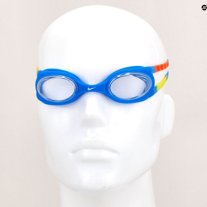 Παιδικά γυαλιά κολύμβησης Nike Easy Fit διαφανή/μπλε NESSB166-401 7