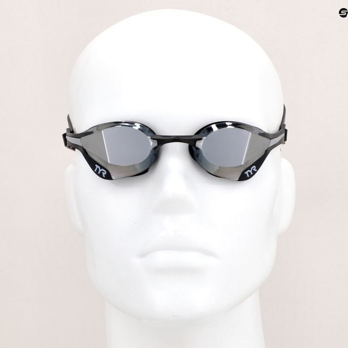 TYR Tracer-X Elite Mirrored ασημί/μαύρο γυαλιά κολύμβησης LGTRXELM_043 11