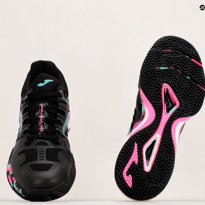 Γυναικεία παπούτσια τένις Joma T.Slam Lady μαύρο/φούξια 18
