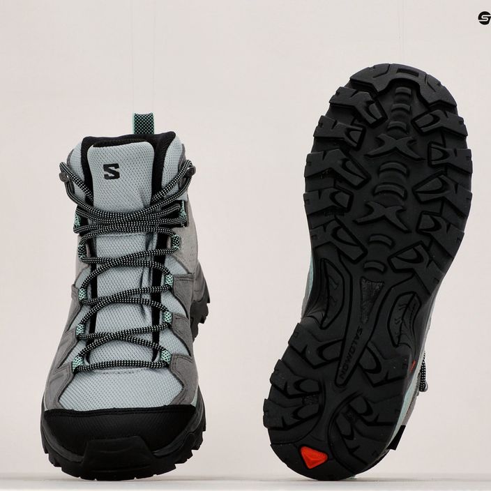 Γυναικείες μπότες πεζοπορίας Salomon Quest Rove GTX quarry/qush/black 20
