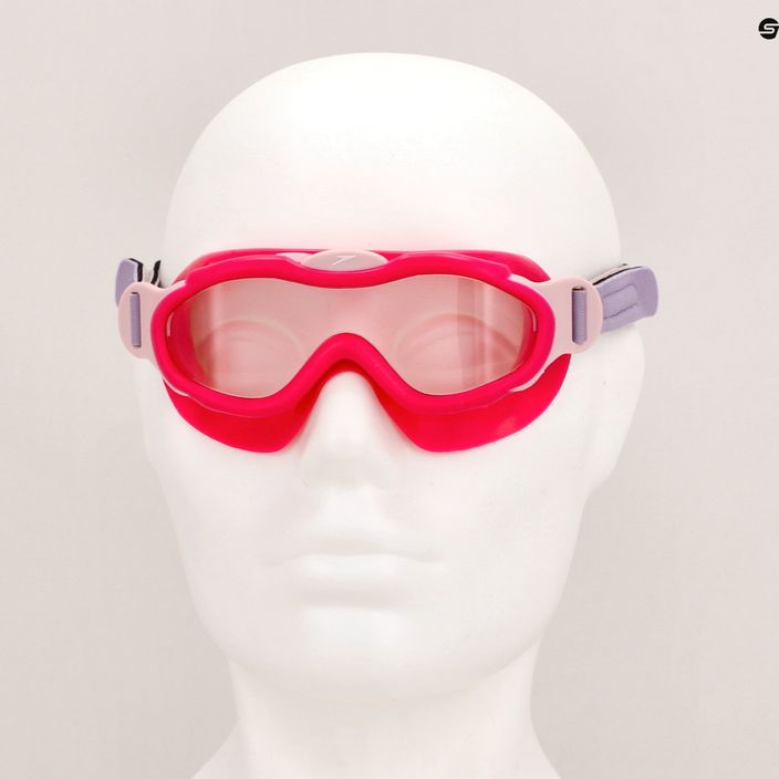 Παιδική μάσκα κολύμβησης Speedo Sea Squad Jr electric pink/miami lilac/blossom/clear 9