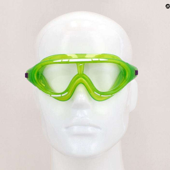 Speedo Biofuse Rift Junior μάσκα κολύμβησης πράσινη 7