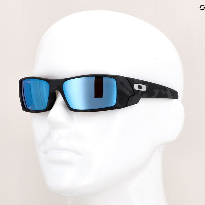 Oakley Gascan μαύρο ματ παραλλαγή / prizm βαθύ νερό πολωμένα γυαλιά ηλίου 14