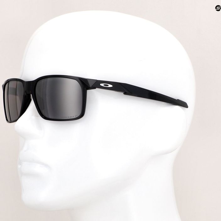 Γυαλιά ηλίου Oakley Portal X γυαλισμένο μαύρο / μαύρο πολωμένο γυαλί ηλίου 14