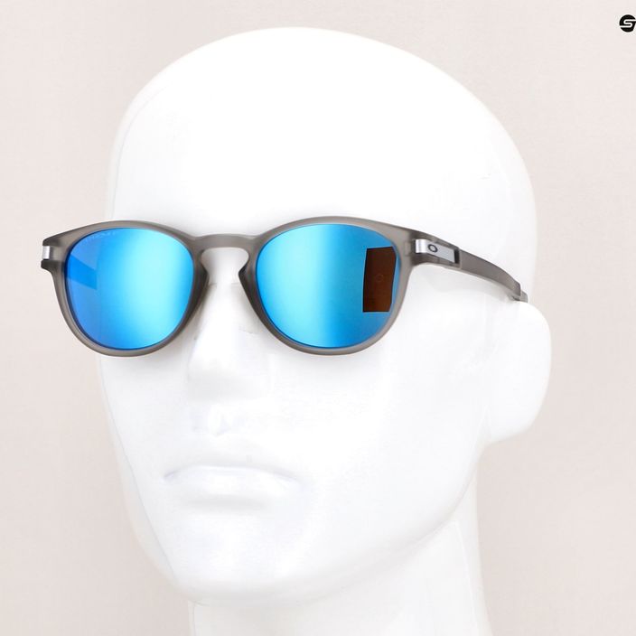 Oakley Latch ματ γκρι μελάνι / ζαφείρι πολωμένα γυαλιά ηλίου 14