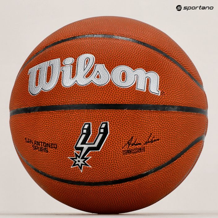 Wilson NBA Team Alliance San Antonio Spurs μπάσκετ WTB3100XBSAN μέγεθος 7 6