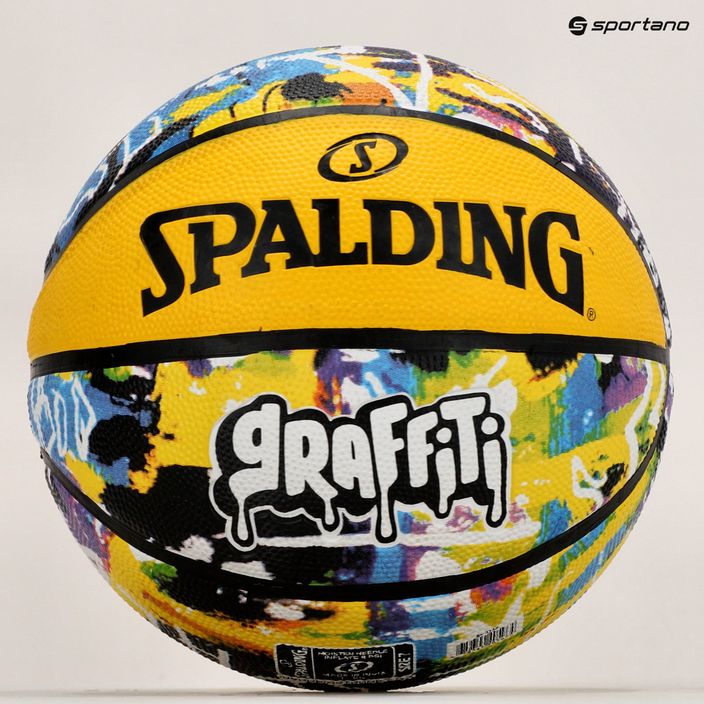 Spalding Graffiti 7 μπάσκετ πράσινο/κίτρινο 2000049338 6