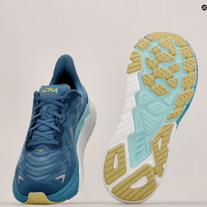 HOKA ανδρικά παπούτσια για τρέξιμο Arahi 6 blueesteel/sunlit ocean 20