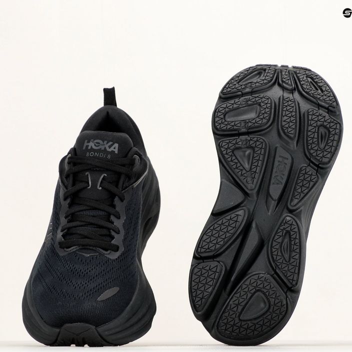 Ανδρικά παπούτσια για τρέξιμο HOKA Bondi 8 μαύρο/μαύρο 13