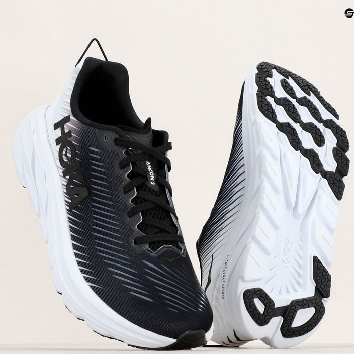 Ανδρικά παπούτσια τρεξίματος HOKA Rincon 3 μαύρο/λευκό 19