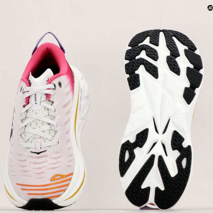 Γυναικεία παπούτσια για τρέξιμο HOKA Bondi X blanc de blanc/pink yarrow 14