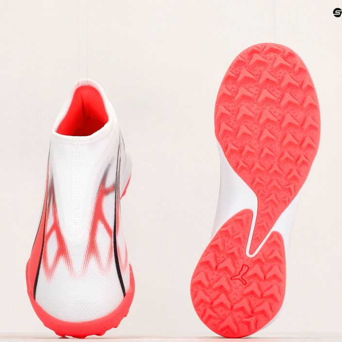 PUMA Ultra Match Ll TT + Mid Jr παιδικά ποδοσφαιρικά παπούτσια puma λευκό/puma μαύρο/fire orchid 12