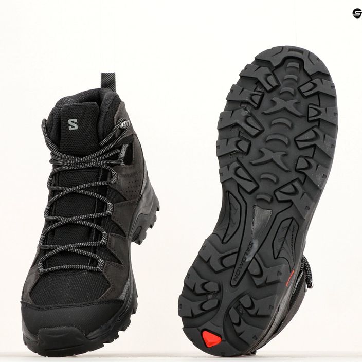 Salomon Quest Rove GTX ανδρικές μπότες πεζοπορίας μαύρο/phantom/magnet 19