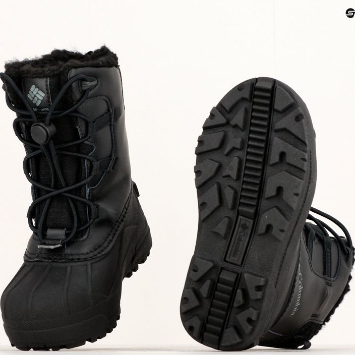 Columbia Bugaboot Celsius Παιδικές μπότες χιονιού μαύρο/γραφίτη 21