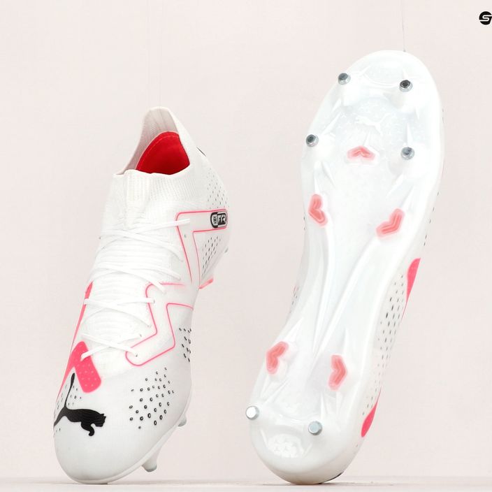 PUMA Future Match MXSG ανδρικά ποδοσφαιρικά παπούτσια puma λευκό/puma μαύρο/fire orchid 12
