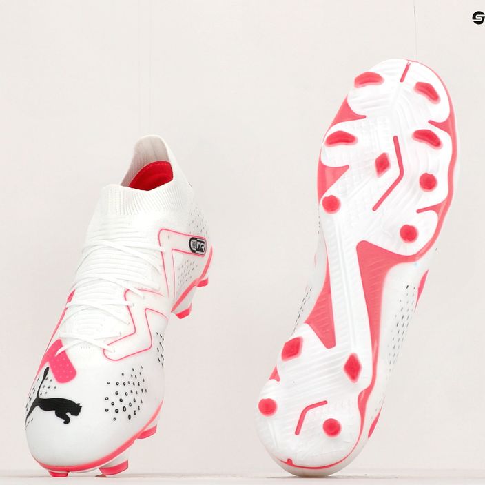 PUMA Future Match FG/AG ανδρικά ποδοσφαιρικά παπούτσια puma λευκό/puma μαύρο/fire orchid 12