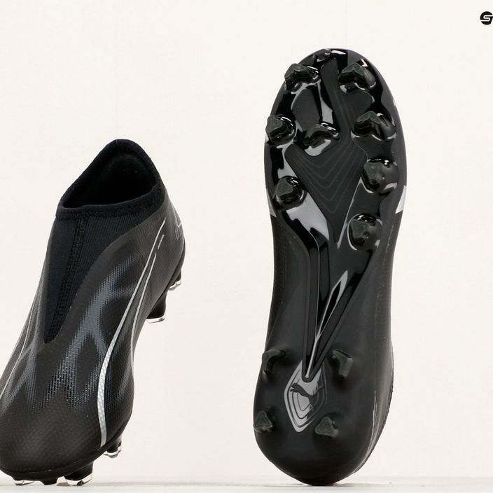 PUMA Ultra Match Ll FG/AG Jr παιδικά ποδοσφαιρικά παπούτσια puma μαύρο/ασφαλτό 12