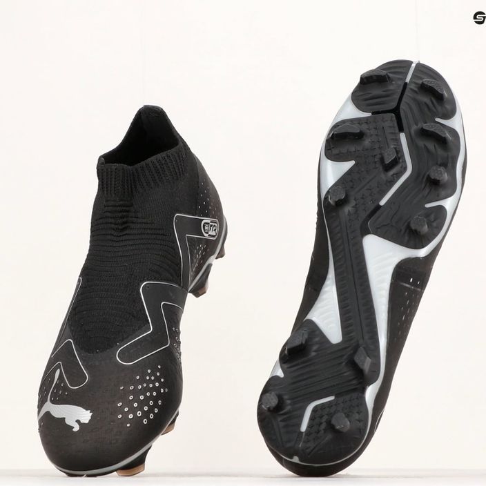 PUMA Future Match+ Ll FG/AG ανδρικά ποδοσφαιρικά παπούτσια puma μαύρο/puma ασημί 12