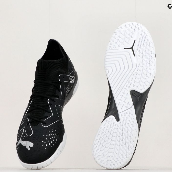 PUMA Future Match IT ανδρικά ποδοσφαιρικά παπούτσια puma μαύρο/puma ασημί 12
