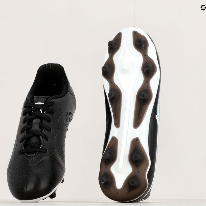 PUMA King Match FG/AG Jr παιδικά ποδοσφαιρικά παπούτσια puma μαύρο/puma λευκό 12