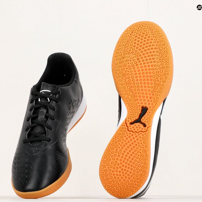 PUMA King Match IT ανδρικά ποδοσφαιρικά παπούτσια puma μαύρο/puma λευκό 12